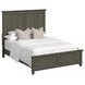 Henrik Gray Full Panel Bed