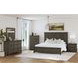 Henrik Gray King Panel Bed
