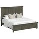 Henrik Gray King Panel Bed