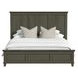 Henrik Gray King Panel Bed