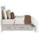 Henrik Ivory Queen Storage Panel Bed