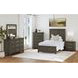 Henrik Gray Twin Panel Bed