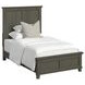 Henrik Gray Twin Panel Bed