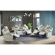 Amias Oyster 85" Power Reclining Sofa with USB Charging and LED