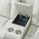 Amias Oyster 75" Power Reclining Loveseat with USB Charging and LED