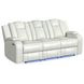 Amias Oyster 85" Power Reclining Sofa with USB Charging and LED