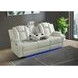 Amias Oyster 85" Power Reclining Sofa with USB Charging and LED