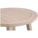 Carmel Washed Ever Teak Outdoor 36" Round Counter Height Table