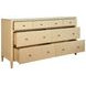 Carnegie Natural Grasscloth 7 Drawer Dresser