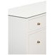 Carnegie Textured White Linen 7 Drawer Dresser