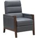 Carolyne Santa Fe Ocean Leather Push Thru The Arms Recliner