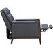 Carolyne Santa Fe Ocean Leather Push Thru The Arms Recliner
