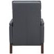 Carolyne Santa Fe Ocean Leather Push Thru The Arms Recliner