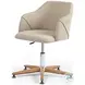 Edna Fedora Oatmeal Performance Fabric Desk Chair