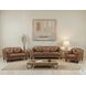 Cassie Latte Leather 84" Sofa