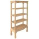 Cavalier Brown Etagere with 4 Shelves