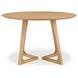Godenza Natural 47" Round Dining Table