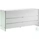 Vetro Il High Gloss White Dresser