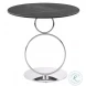 Satellite Gray And Silver End Table