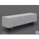 Moon High Gloss White Entertainment Center