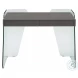 Archie Gray Lacquer Office Desk