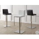 Loft Dark Gray Leather Bar Stool