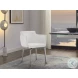 Suzzie White Swivel Dining Chair