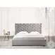 Parker Grey Queen Upholstered Platform Bed