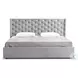 Parker Grey Queen Upholstered Platform Bed