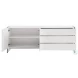 Vetro Il White And Clear Glass Server
