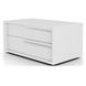 Alessio White 2 Drawer Nightstand