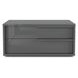 Alessio Dark Gray 2 Drawer Nightstand Set of 2