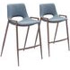 Desi Gray Counter Height Chair Set Of 2