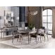 Echoes Gray Echo Oak 119" Extendable Rectangular Dining Table