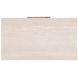 Monterey Hawthorne Light and Beige 3 Drawer Travertine Top Nightstand