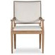 Monterey Hawthorne Light and Cream Upholstered Arm Chair with Nailhead Trim