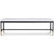 Monterey Cream Upholstered Accent Bench