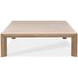 Monterey Hawthorne Light and Beige Square Travertine Top Occasional Table Set