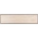 Monterey Hawthorne Dark and Beige Rectangular Travertine Top Console Table