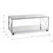 Stella Chrome 3 Piece Occasional Table Set