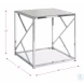 Stella Chrome 3 Piece Occasional Table Set