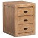 Plum Creek Sierra Brown 2 Drawer File Cabinet with Casters
