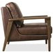 Havenwood Dark Brown Upholstered Club Chair