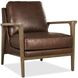 Havenwood Dark Brown Upholstered Club Chair