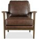 Havenwood Dark Brown Upholstered Club Chair