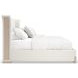 Beauty Sleep Woodland Gray King Upholstered Panel Bed