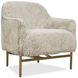 Milo Beige Upholstered Lounge Chair