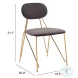 Georges Gray Dining Chair Set of 2