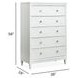 Springhouse Whisper White 5 Drawer Chest