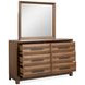 Callisto Bourbon Brown and Santa Cruz Upholstered Storage Panel Bedroom Set